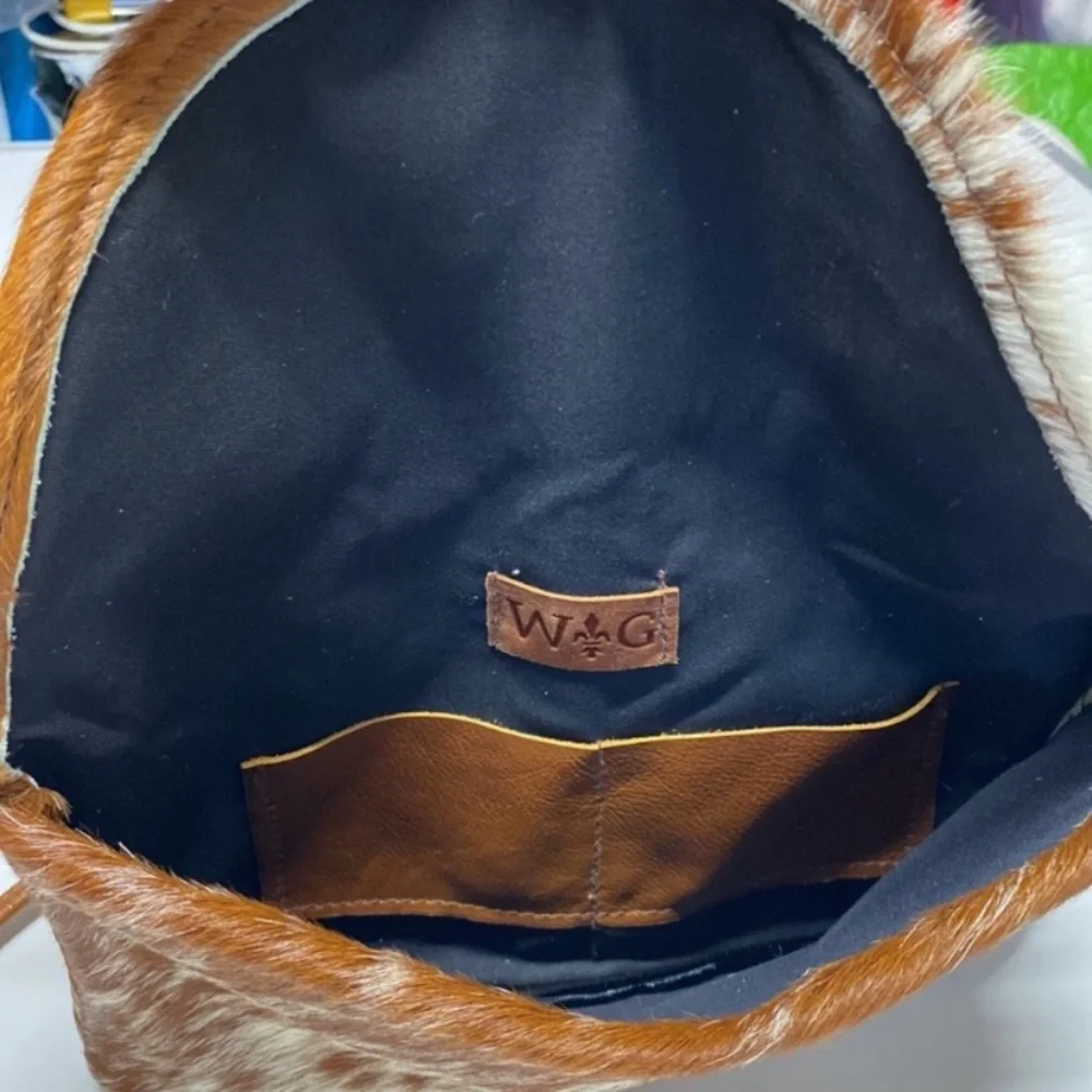 Wild Goose hand bag real fur leather - Picture 3 of 7